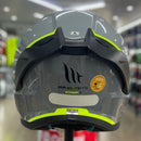 Capacete MT STINGER 2 SOLID A12 GREY GLOSS PREMIUN