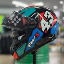 Capacete FW3 GTX 43 Azul e Vermelho