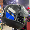 Capacete EBF Automático Bolt, Preto e Azul