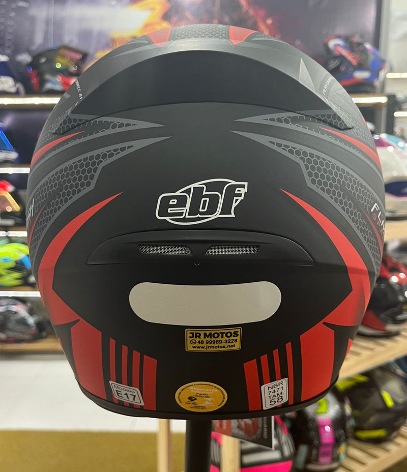 Capacete EBF Spark Flash Vermelho