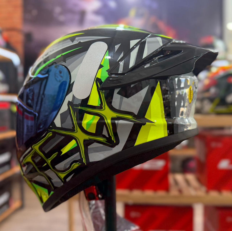 CAPACETE TEXX, SPIHE MAASAI CINZA VERDE