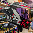 CAPACETE KYT TT COURSE ESPARGARO FUXIA