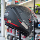 Capacete GP TECH ULTRA  SV AIR CINZA E VERMELHO