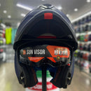 Capacete MT ATOM 2 SV DESTINY C7 AZUL FOSCO