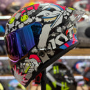 KYT TT Course Riccardo Rossi 2022 + Viseira colorida e aero