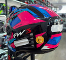 Capacete Aberto FW3 X Open Up Fox Rosa