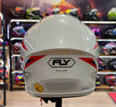 Capacete FLY Drive 2 PULSE Branco Azul e Verm.