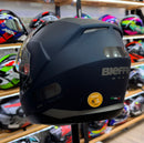 CAPACETE BIEFFE B-40 CLASSIC AZ DARK FOSCO GRAFITE