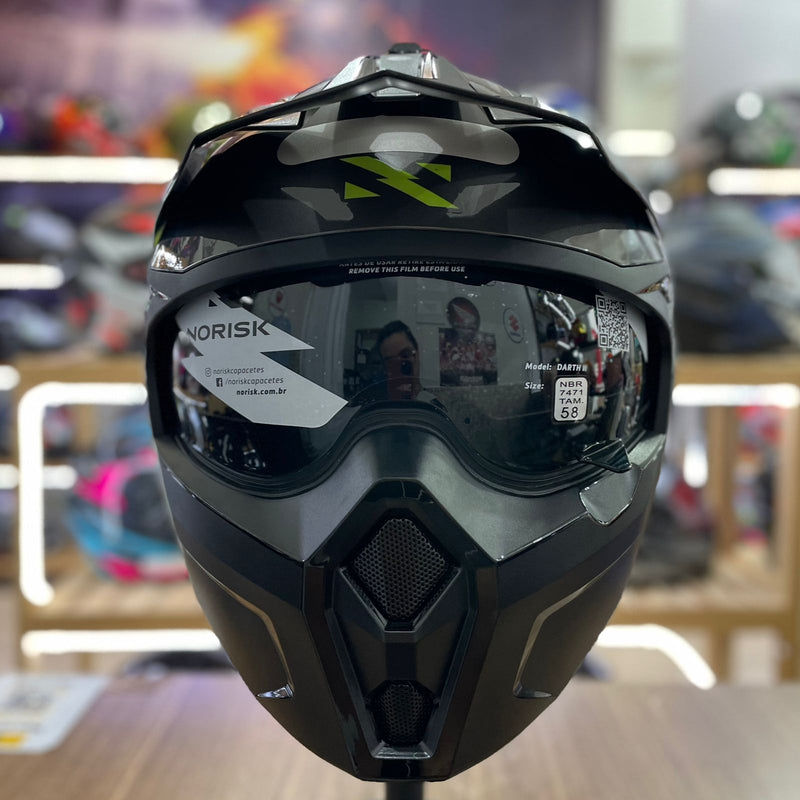 Capacete Norisk Darth 2 Storm Tit/Grey