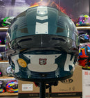 Capacete KYT TT COURSE FUSELAGE YELLOW AEROFOLIO + VISEIRA