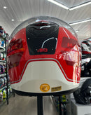 CAPACETE HJC I90 WASCO VERMELHO PRETO E BRANCO
