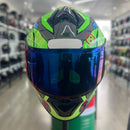 Capacete TEXX SPIHE GEAR VERDE AZUL