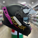 Capacete NORISK STRADA II LOTUS Matte Black Pink + 2 AEROFOLIOS BRINDE
