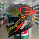 Capacete NORISK ROCK MORTAL KOMBAT SCORPION ORANGE