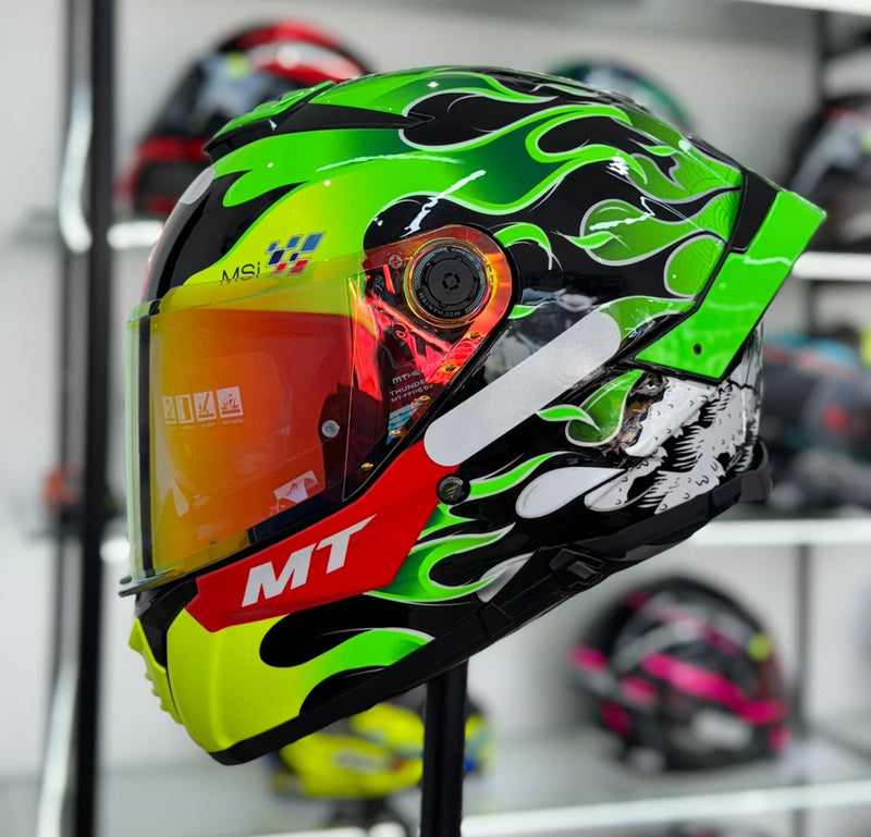 CAPACETE MT THUNDER 4 SV YAMANAKA B6 GLOSS