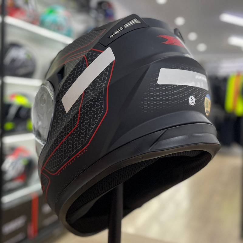 Capacete Texx STRIKE PHANTER VERMELHO