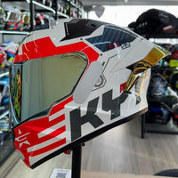 CAPACETE KYT TT COURSE FUSELAGE RED