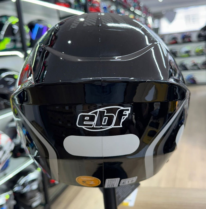 Capacete EBF New Spark Jet Speed Prata