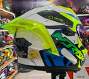 CAPACETE NORISK ROBOT WHT YELLOW