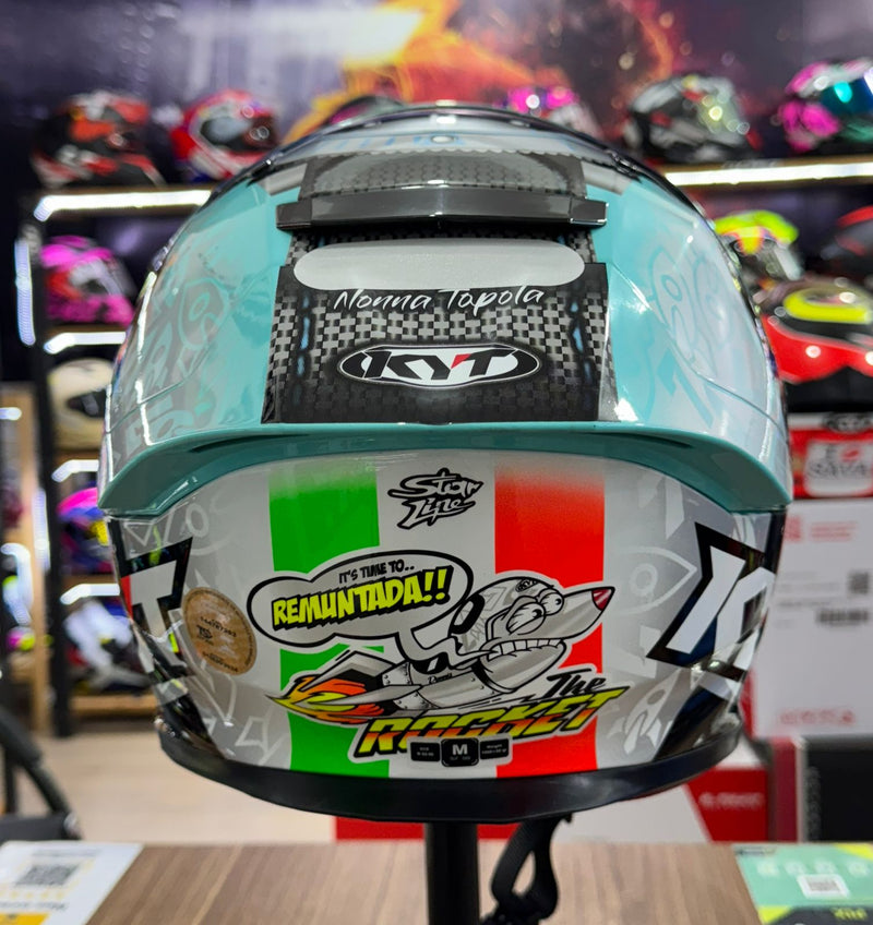 Capacete Kyt R2r Edição Limitada Max Foggia Misano 2022