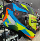 CAPACETE PEELS ICON 23 ACTION AZ FOSCO AMARELO