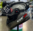Capacete FW3 GTRACING DESIGN CARBON FIBER PRATA