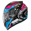 Capacete SPARK OROC Azul e Rosa