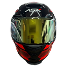 Capacete ASX EAGLE STREET Preto Vermelho e Branco
