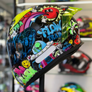 Capacete NORISK FLOW TRAP BLACK + BRINDE VISEIRA COLORIDA e AEROFOLIO