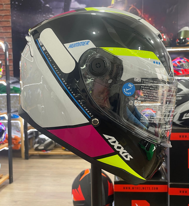 CAPACETE AXXIS HUMMER B MIR E8 BLACK GLOSS