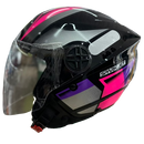 Capacete EBF NEW SPARK JET SPEED Rosa e Roxo