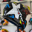 Capacete FW3 GTX STAR  Amarelo e Azul