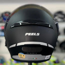 Capacete PEELS U-RB2 CLASSIC ESCAMOTEAVEL PRETO FOSCO/ PRATA