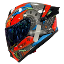 CAPACETE TEXX SPIHE GEAR VERM AZUL+ BRINDE AEROFOLIO