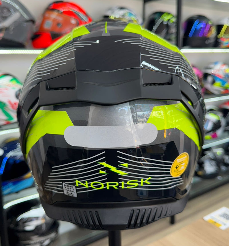 Capacete Norisk Strada II ST TIT/BLK/YLW