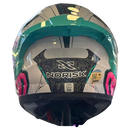 Capacete NORISK FLOW ROBOT WHT/GREEN