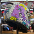 CAPACETE LS2 FF358 DREAMCATCHER SILVER YELLOW