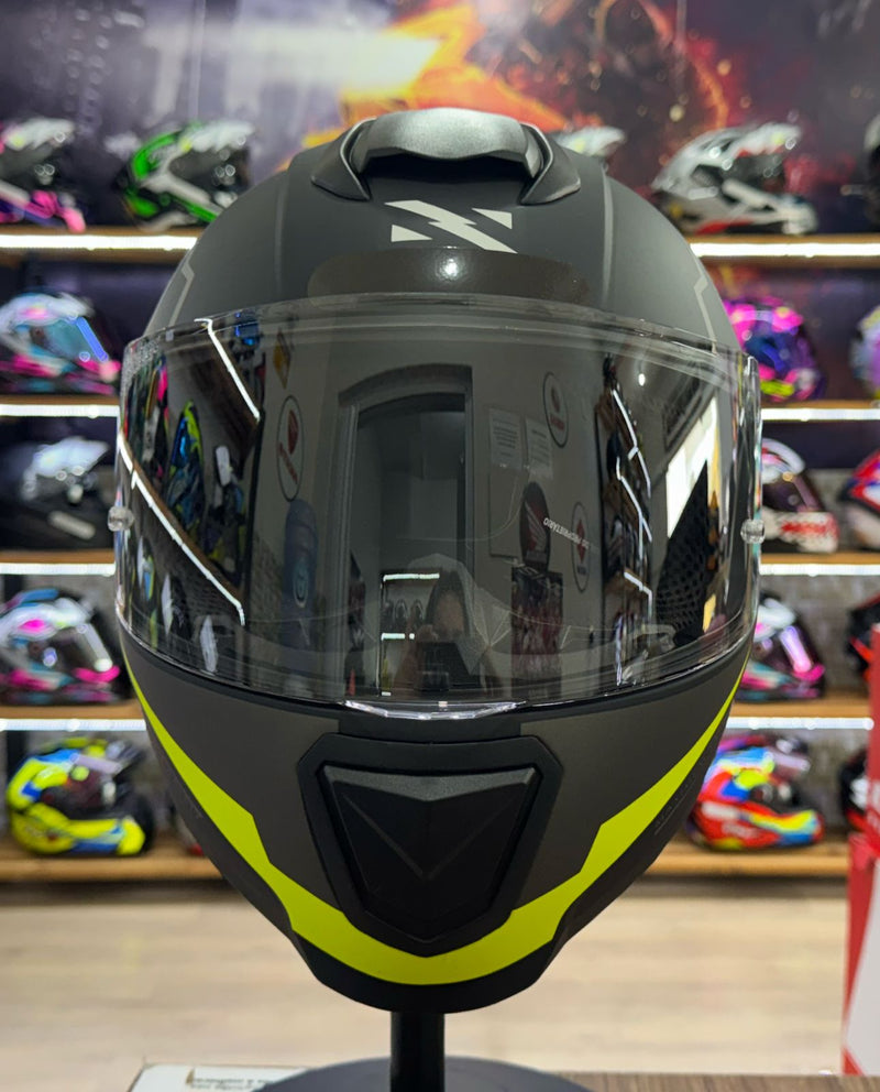 Capacete RAZOR FULL MATTE BLACK YELLOW