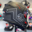 Capacete ASX EAGLE SV LINES CINZA FOSCO CHUMBO