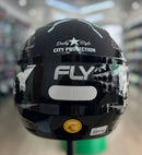 Capacete FLY F-9 HG CITY PRETO VERDE