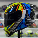 Capacete ORIGINE DINAMO SZ LIRIK YELLOW BLUE GLOSS