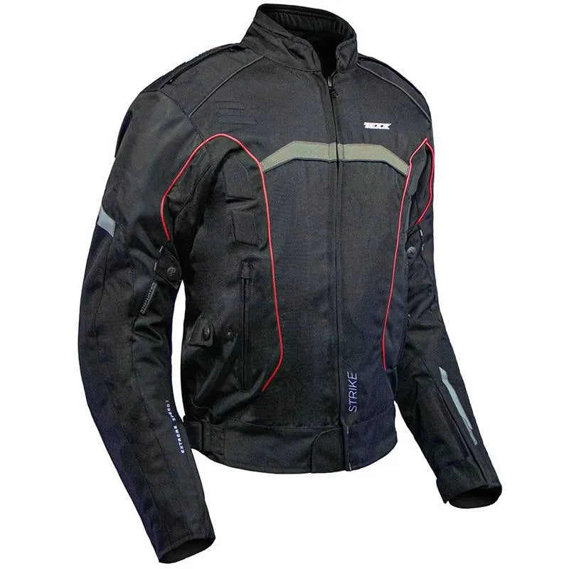 JAQUETA  NEW TEXX STRIKE V2 MASCULINA PRETA VERM