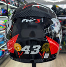 Capacete FW3 GTX 43 Grafite, com óculos