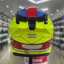 Capacete  Texx KAIMAN TEASER AZUL PRETO VERDE