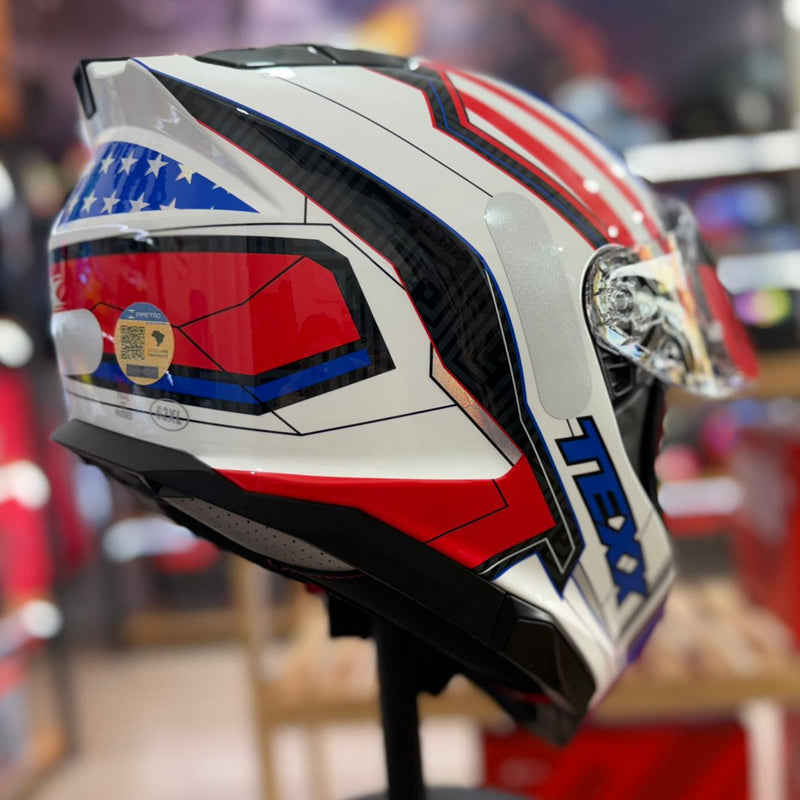 Capacete TEXX KAIMAN FLAG USA