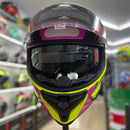 Capacete  Texx KAIMAN TEASER ROSA PRETO VERDE