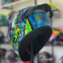 CAPACETE TEXX, SPIHE MAASAI AZUL E VERDE