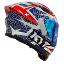 Capacete KYT TT COURSE VINALES BALANCE ORANGE/BLUE