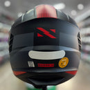 Capacete NORISK DARTH II X1 MATTE Black Red + BRINDE VISEIRA FUMÊ