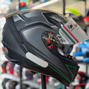 Capacete GP TECH ULTRA SV FUTURE VERDE CINZA FOSCO